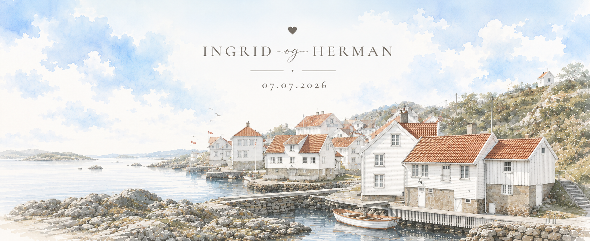 Ingrid og Herman gifter seg – Loshavn 7. august 2027